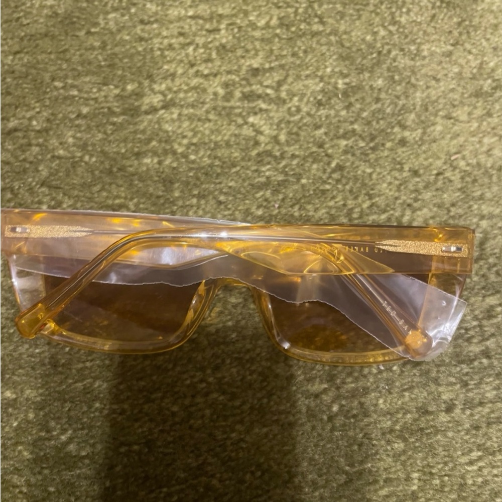 Ted Baker Yellow Sunglasses Square Frame Gradient Lenses - Picture 9 of 11